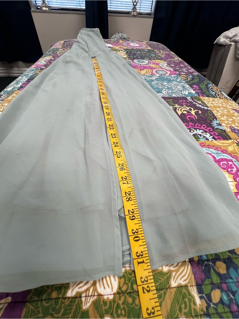 NWT Lulu's Sage Green Lace Halter Maxi Dress - Picture 9 of 14